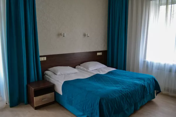 Одноместный номер 1 категории в 1 корпусе в санатории Металлург в городе Ессентуки - фотография