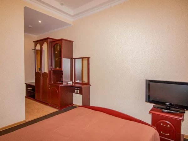 Одноместный номер 1 категории в 6 корпусе в санатории Металлург в городе Ессентуки - фотография