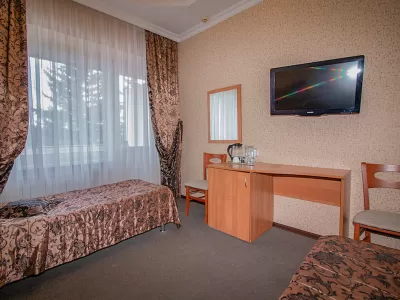 Двухместный номер 1 категории в 8 корпусе в санатории Металлург в городе Ессентуки - фотография