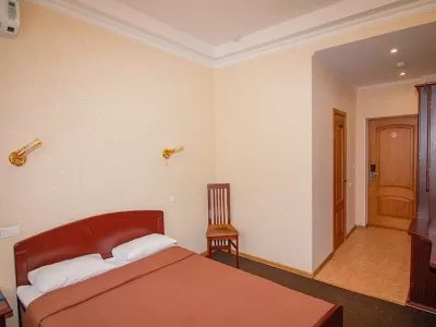 Одноместный номер 1 категории в 6 корпусе в санатории Металлург в городе Ессентуки - фотография