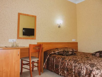 Одноместный номер 1 категории в 8 корпусе в санатории Металлург в городе Ессентуки - фотография